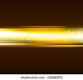 Abstract gold light  line background