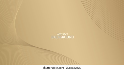 Abstract gold light threads background,Abstract shiny color gold wave design element .