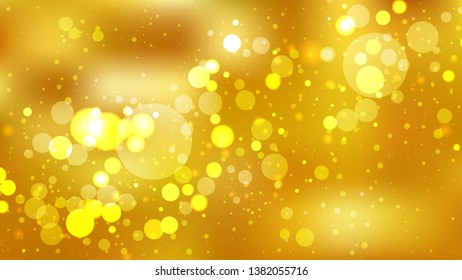 Abstract Gold Lights Background Illustration