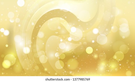 Abstract Gold Lights Background Image