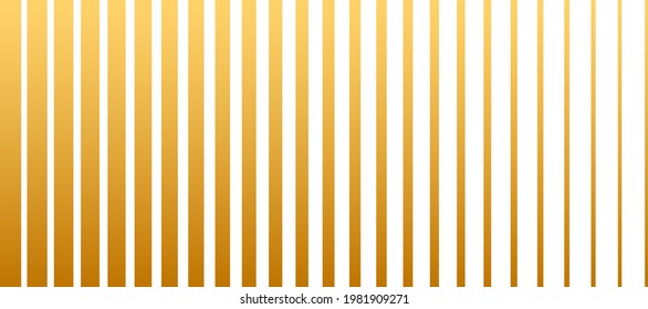 Abstract gold line halftone pattern texture. Vector radial striped background for retro, graphic effect. Monochrome stripe texture. Vector