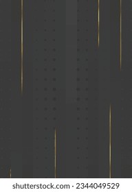 Abstract gold line light effect on dark background. 