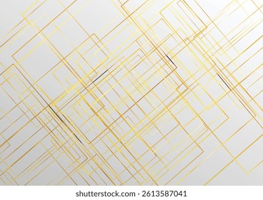 Abstract Gold Line Pattern and Geometric background.  Luxury Gold Line Geometric Design. illustration vector design.
