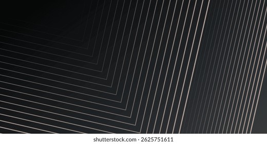 Abstractas líneas de oro sobre fondo oscuro. Diseño de línea geométrica. Moderna Plantilla de lujo. Conveniente para la presentación, el Anuncio, la cubierta, el Web, el volante, el cartel, el folleto.