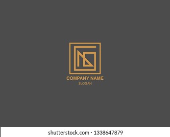 abstract gold logo