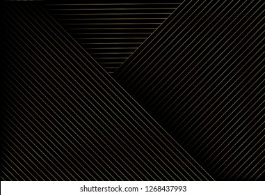 abstract gold luxurious color background with diagonal lines for your design. gradient background. Modern decoration for websites, posters, banners, EPS10 vector