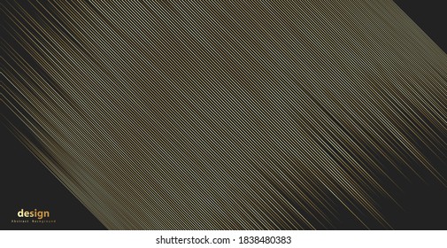 Abstract gold luxurious color background with diagonal lines for your design. Modern luxury concept. Vector illustration