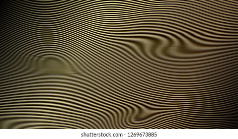 Abstract gold luxurious wave line background - simple texture for your design. gradient background. Modern decoration for websites, posters, banners, EPS10 vector