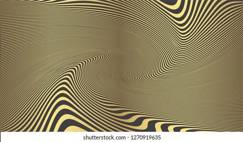 Abstract gold luxurious wave line background - simple texture for your design. gradient background. Modern decoration for websites, posters, banners, EPS10 vector