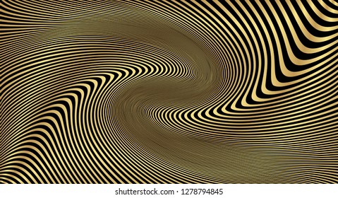 Abstract gold luxurious wave line background - simple texture for your design. gradient background. Modern decoration for websites, posters, banners, EPS10 vector