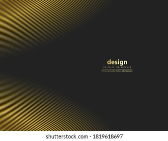 Abstract gold luxurious wave line background - simple texture for your design. gradient background. Modern decoration for websites, posters, banners, EPS10 vector