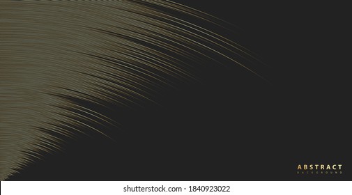 Abstract gold luxurious wave line background - simple texture for your design. Modern decoration for websites, posters, banners, EPS10 vector