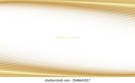 Abstract gold luxurious wave line background - simple texture for your design. gradient background. Modern decoration for websites, posters, banners, EPS10 vector