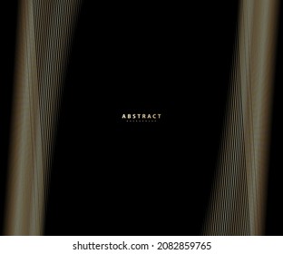 Abstract gold luxurious wave line background - simple texture for your design. gradient background. Modern decoration for websites, posters, banners, EPS10 vector