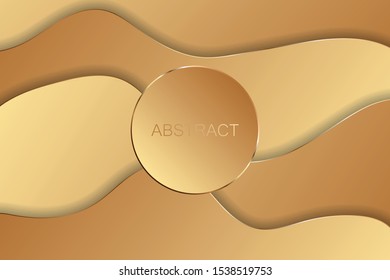 Abstract gold luxury background. Vector illustration