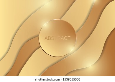 Abstract gold luxury background. Vector illustration