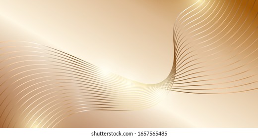 Abstract gold luxury background. Vector illustration	