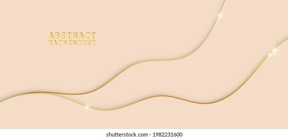 Abstract gold luxury background. Vector illustration