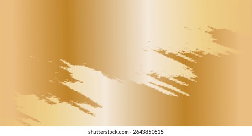 Abstract Gold metal brushed background or texture.Vector Eps10
