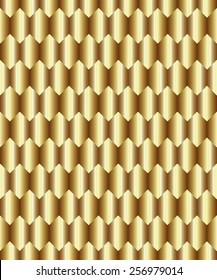 Abstract gold metal rhombus background