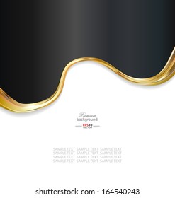 Abstract gold metallic background for multipurpose design needs
