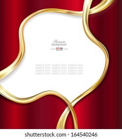 Abstract gold metallic background for multipurpose design needs