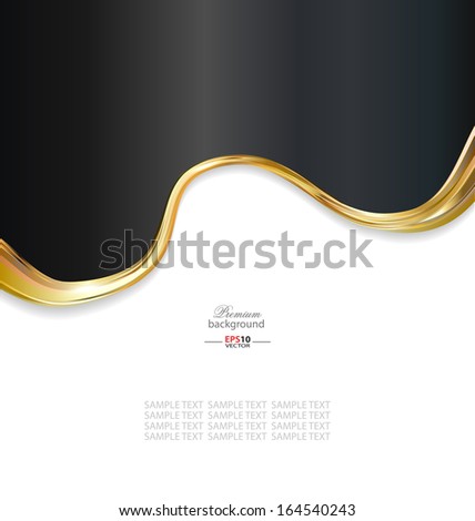 Abstract gold metallic background for multipurpose design needs