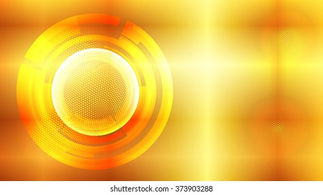 The abstract gold metallic technology  background