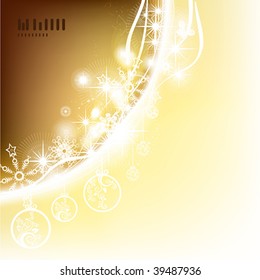 Abstract gold new year background for christmas design