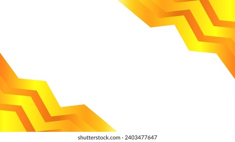  Abstract gold orange ribbon on white background. orange white luxury background with golden line. Luxury background with golden line decoration