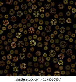 Abstract gold pattern with circles. Geometry pattern for fabric. Round Circle Dots. Network Design, Technology Science, Vector Illustration. Perfect For Logo, Banner, Icon, Holiday Background.