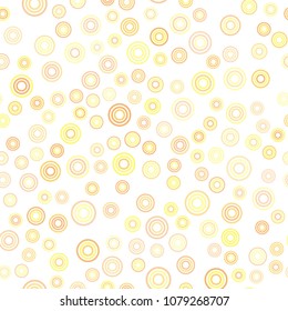 Abstract gold pattern with circles. Geometry pattern for fabric. Round Circle Dots. Network Design, Technology Science, Vector Illustration. Perfect For Logo, Banner, Icon, Holiday Background.
