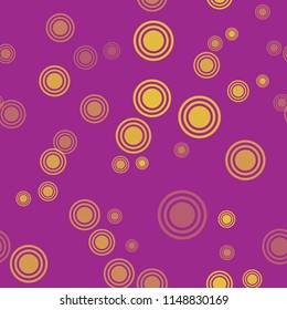 Abstract gold pattern with circles. Geometry pattern for fabric. Round Circle Dots. Network Design, Technology Science, Vector Illustration. Perfect For Logo, Banner, Icon, Holiday Background.