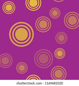 Abstract gold pattern with circles. Geometry pattern for fabric. Round Circle Dots. Network Design, Technology Science, Vector Illustration. Perfect For Logo, Banner, Icon, Holiday Background.