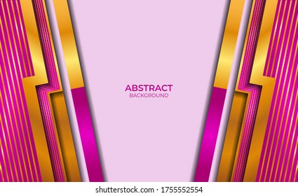 Abstract Gold And Purple Design