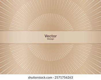 abstract gold  radiate circle line vector art background backdrop banner cover decoration element design traditional frame premium gift set art pattern
