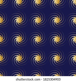 Abstract gold seamless pattern. Festive banner. Vector illustration. EPS10