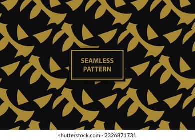 Abstract gold seamless pattern. Golden background for print. Repeated pattern. Repeating modern stylish design for wallpapers, gift wrappers. Vector illustration