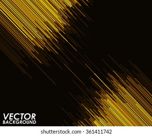 Abstract gold shining line pattern - Vector Background.