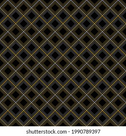 Abstract gold and silver square seamless patterns, Abstract vector wallpaper, Seamless pattern background.