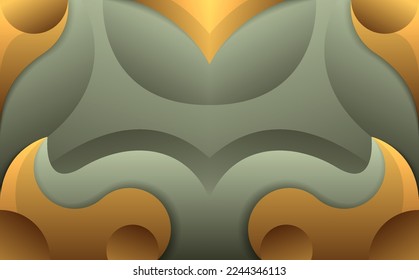 Abstract gold and soft green elegant background