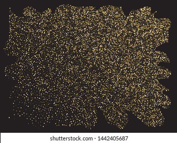 Abstract gold squares for holidays. Vector illustration concept. Fashionable element for your design. Gold trendy modern elegant background for anniversary, birthday celebrate or other festive event.