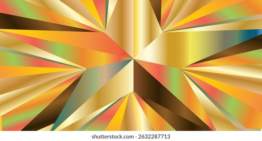 Abstract gold star background template