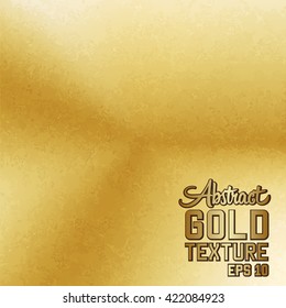 Abstract gold texture and backgrounds. Vector and illustration.