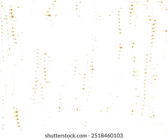Abstract gold texture. Isolated on white background