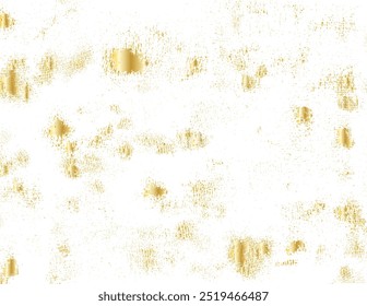 Abstract gold texture. Isolated on white background
