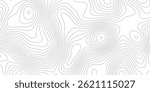 Abstract gold topographic lines on a green background. Golden line waves topographical design. Geographic mountain contours Vector Illustration.fabric , packaging , web, banner, app, wallpaper.