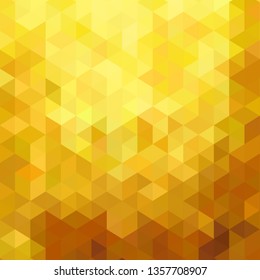 abstract gold triangle background.  geometric pattern.  mosaic design. 