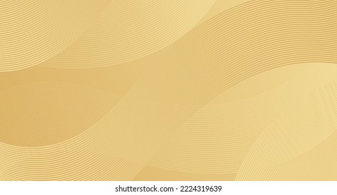 Abstract gold vector background with stripes. Abstract gold gradient background. Shiny gold texture. Vector illustration