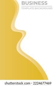 abstrakter goldener Hintergrund, Business-Vorlage, weißer Hintergrund. Kann für Banner, Deckel und Header verwendet werden.